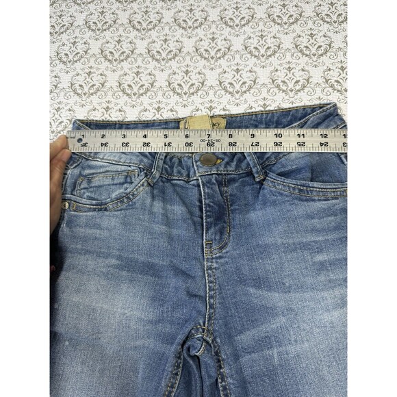 Democracy Women's Girlfriend Jeans Size 2 Distressed Blue Jeans - Picture 6 of 10